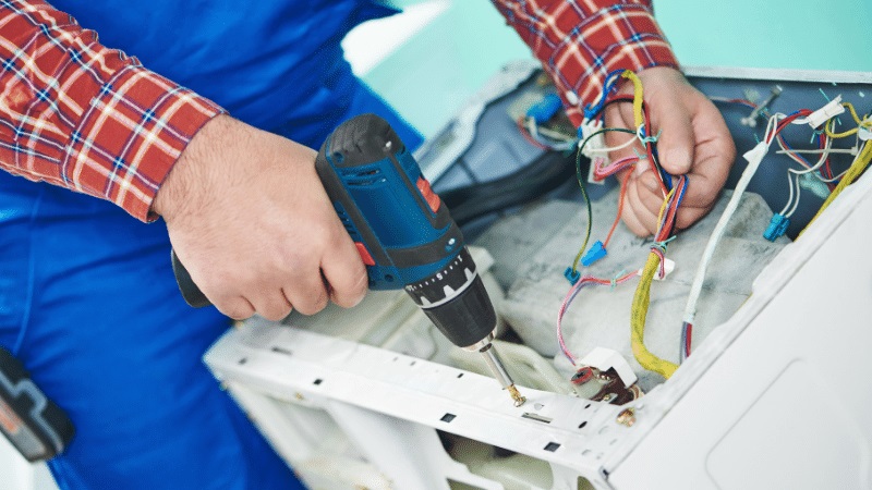 Buca Profilo Profilo çamaşır makinesi kart tamiri – Su almama arızası orijinal parça ile giderildi. - Teknik servis örneği